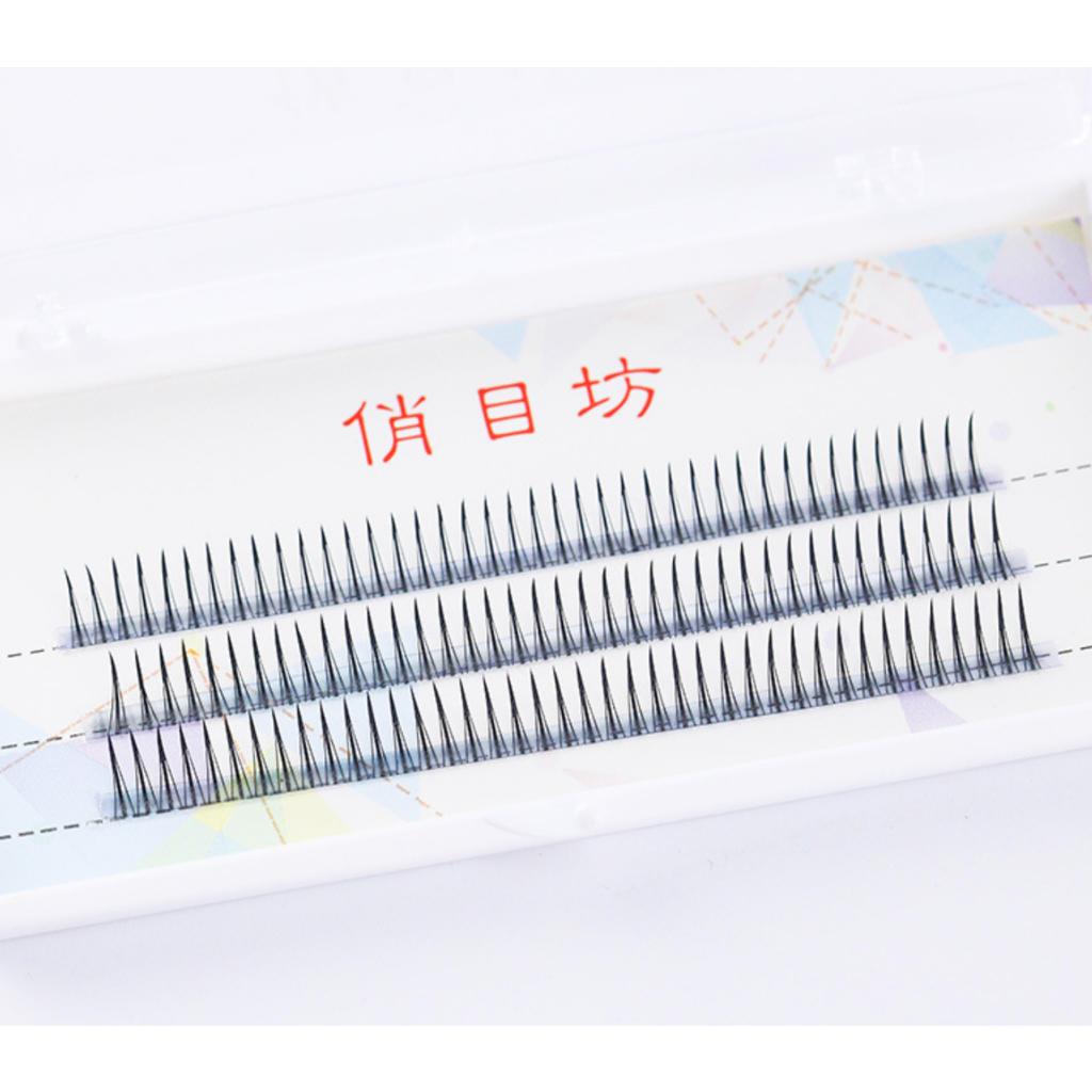 Lông mi giả dạng chùm 8-12mm tự nối phong cách Hàn Quốc dành cho makeup - Hity Beauty