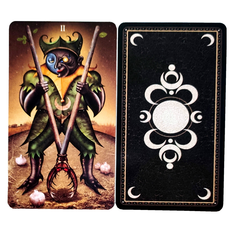 Combo Bộ Bài Bói Deviant Moon Tarot Borderless Edition và Khăn Trải Tarot