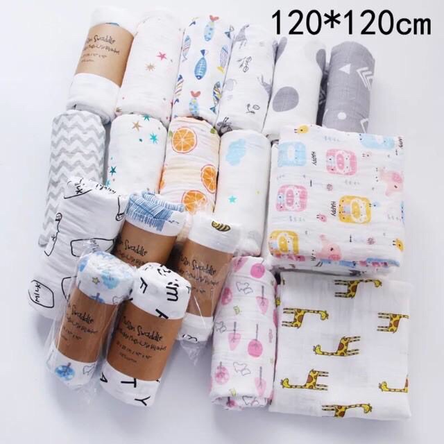 Khăn Tắm Sợi Tre 120x120cm