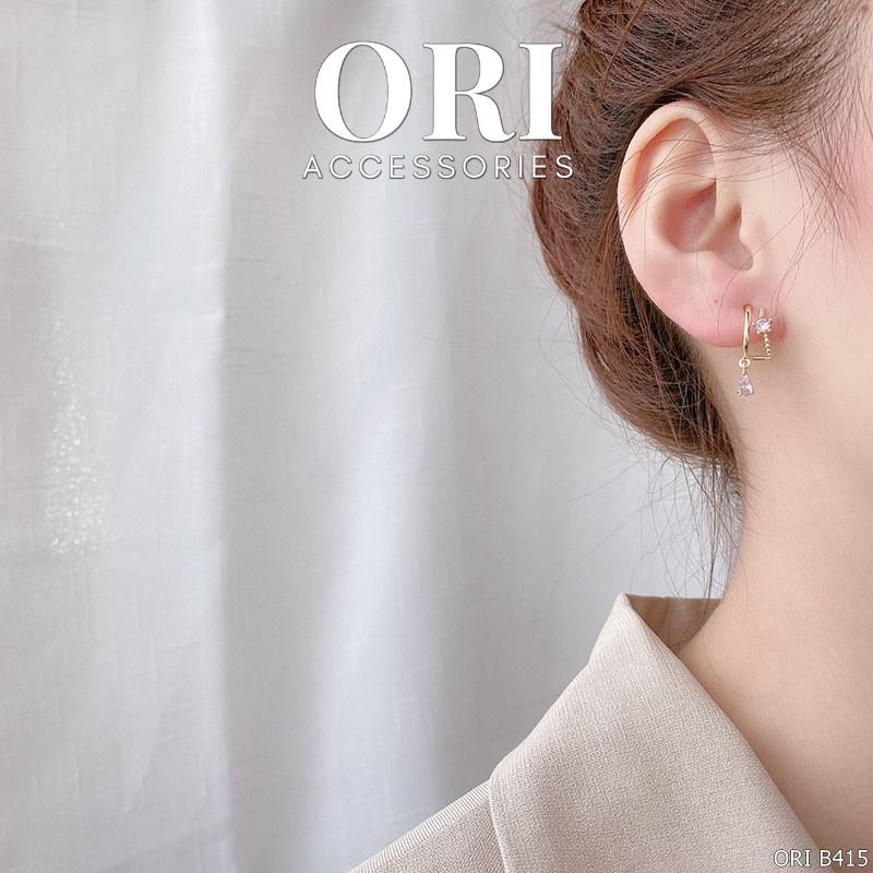 Bông tai nữ đính đá Artemis độc đáo thời trang ORI ACCESSORIES B415