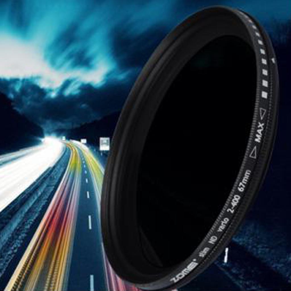Adjustable  2-400 Variable  Filter for 49mm