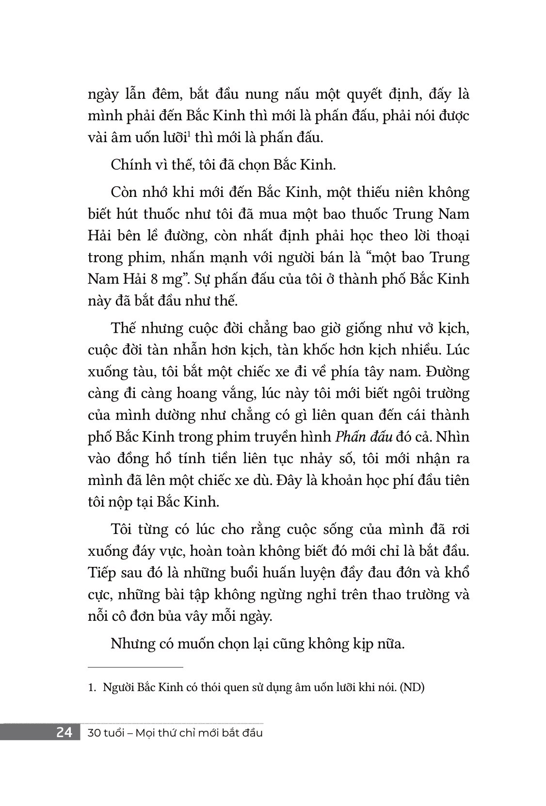 30 Tuổi - Mọi Thứ Chỉ Mới Bắt Đầu _SGB
