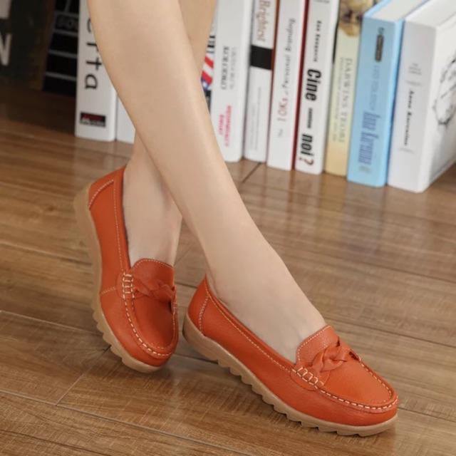 Giày Giày búp bê Da sần và dày cực bền có sẵn G2803