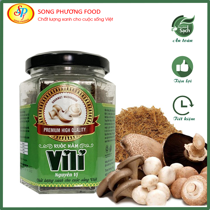 Ruốc Nấm ViLi - Thực phẩm chay - Nguyên vị 60g- Hàng xuất khẩu Nhật