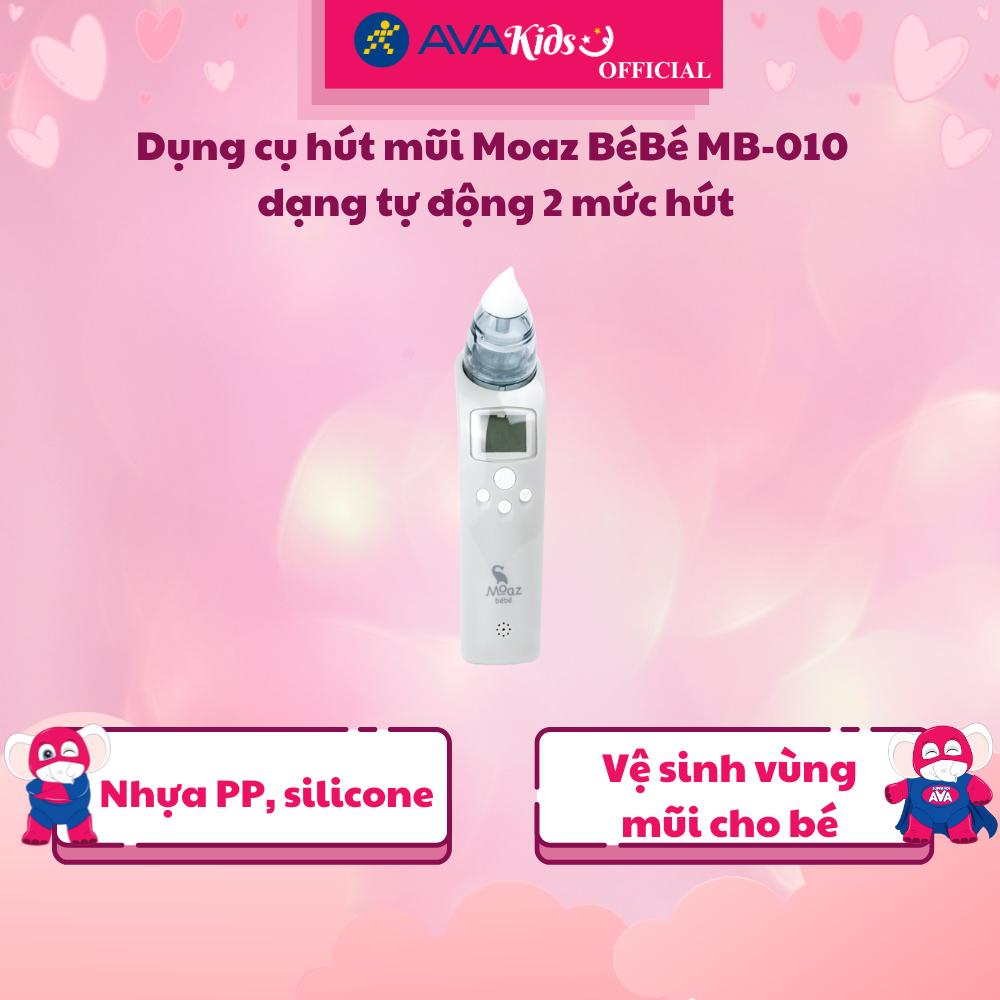 Dụng cụ hút mũi Moaz BéBé MB-010 dạng tự động 2 mức hút - Hàng Chính Hãng