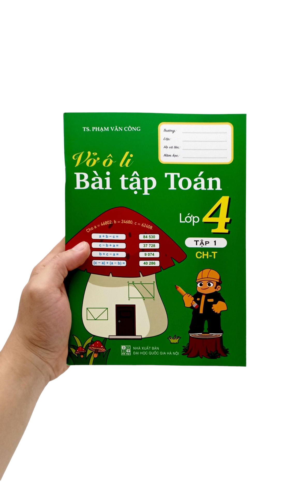 Vở Ô Li Bài Tập Toán Lớp 4 - Tập 1