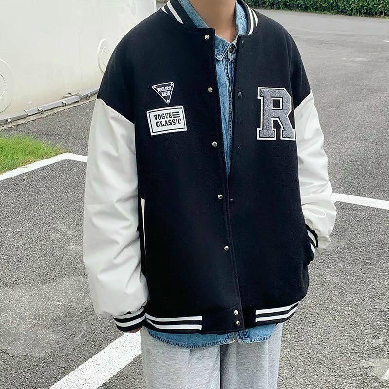 Áo khoác cặp đôi, áo khoác đôi, Áo bomber chữ R dày cao cấp chống nắng nam nữ Unisex đang hot, áo bomber jackets unisex, áo khoác nhung 2 lớp cao cấp, áo bomber nhung