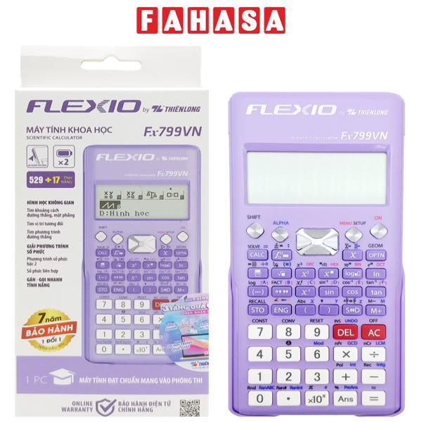 Máy Tính Khoa Học Flexio - Thiên Long Fx799VN - Màu Tím