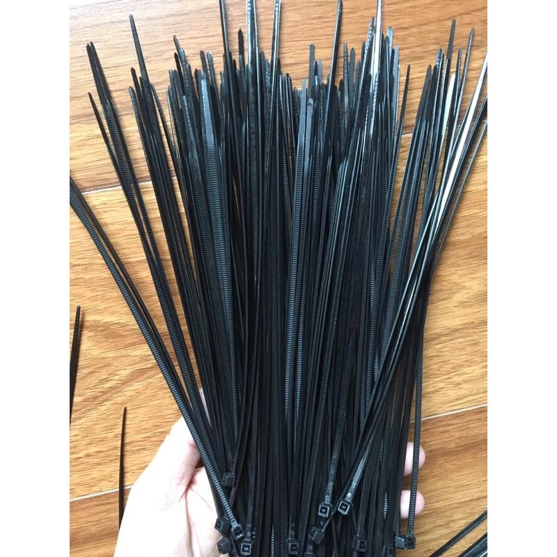 Túi 250 sợi dây rút nhựa, dây thít màu đen 4x250mm