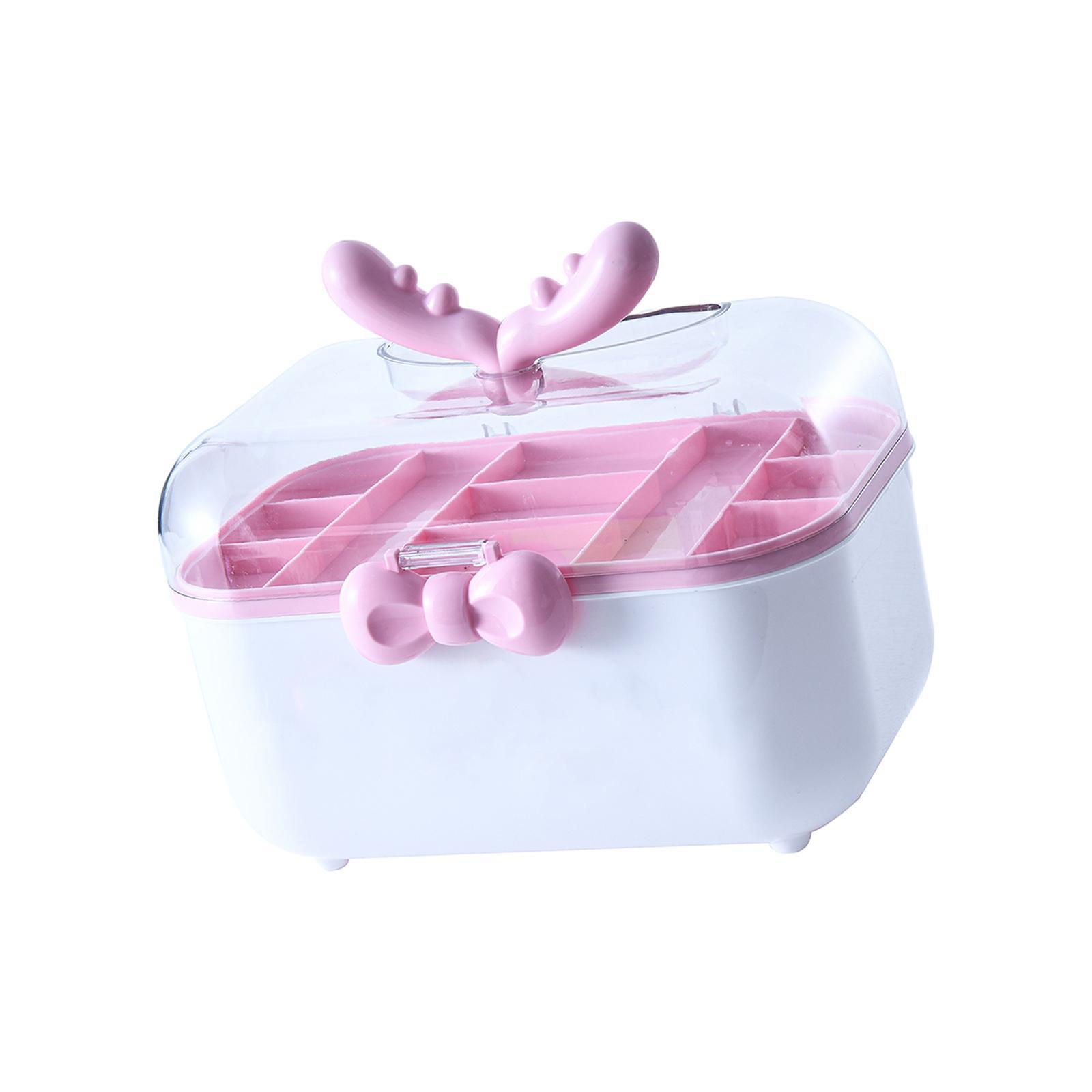 Children Hair Accessories Storage Box Jewelry Organizer Container Hair Accessory Organizer for Hair Clips Necklaces Bracelets
