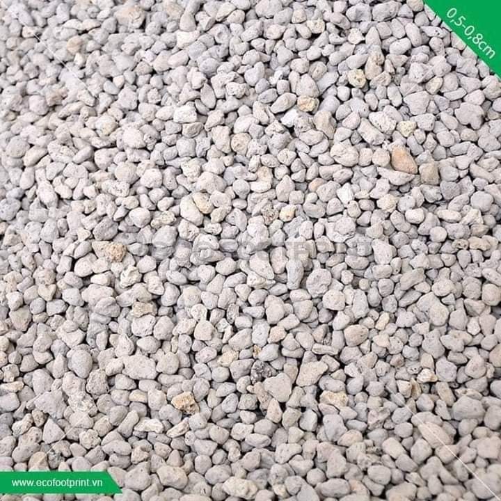 Đá Pumice giúp đất thoát nước tốt, thích hợp trồng sen đá, Xương rồng, Địa Lan, Phong Lan (Bịch 1kg) size 5-8mm