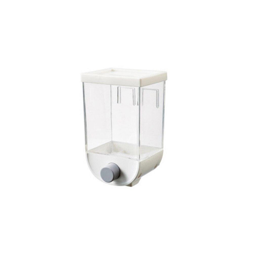 Oatmeal Wall Mounted Container Kitchen Organization Accessories 1000/1500ml Kitchen Food Storage Container Cereal Dispenser