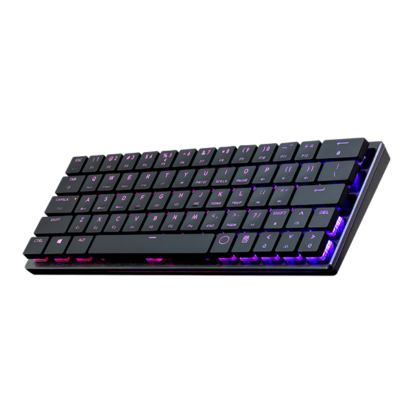 Bàn phím cơ Cooler Master SK621 RGB Bluetooth Low profile Red switch Black - Hàng chính hãng