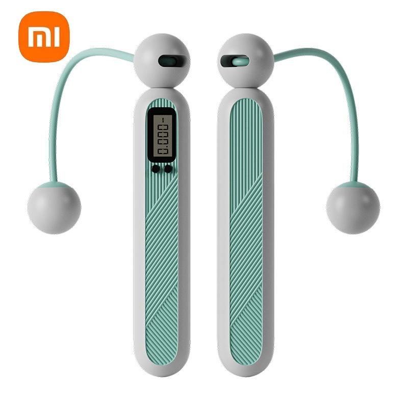 Dây Nhảy Xiaomi Màn Hình Hiển Thị Thông Minh Không Lõi Đếm Tự Động Luyện Tập Thể Dục Ngoài Trời Cho Gia Đ