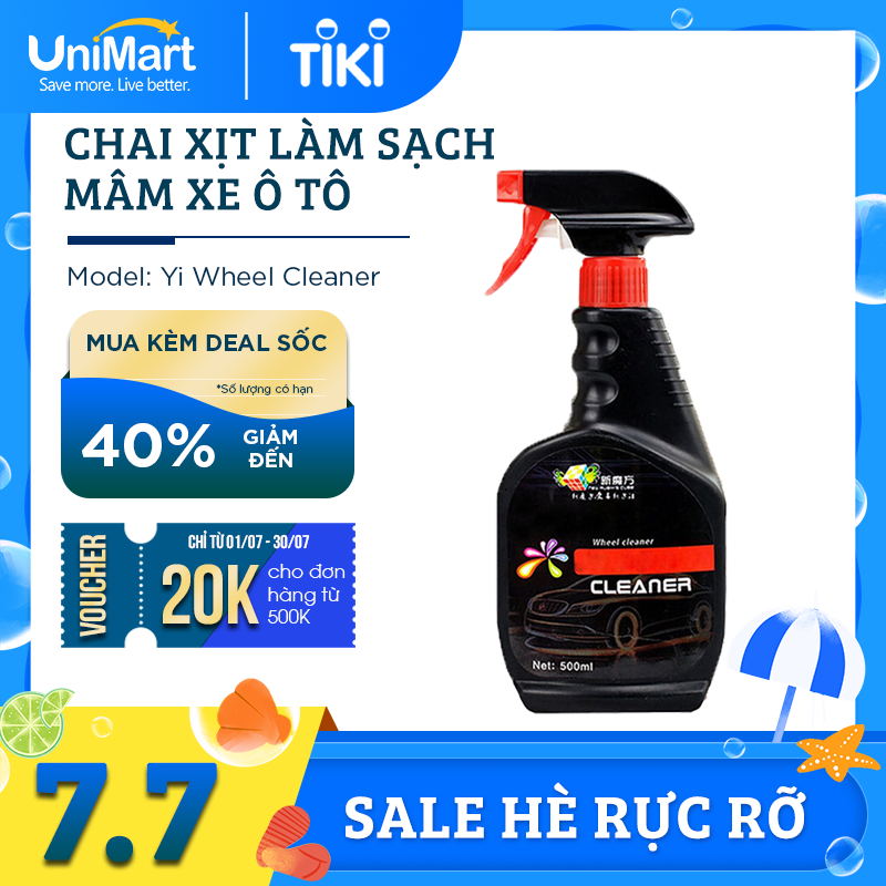 Chai Xịt Làm Sạch Đánh Bóng Bánh Xe