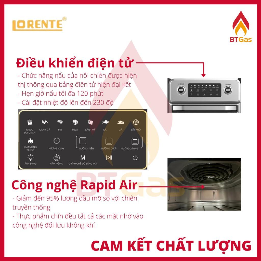 Nồi chiên không dầu điện tử dung tích lớn 16L Lorente LT-1600 - Hàng chính hãng