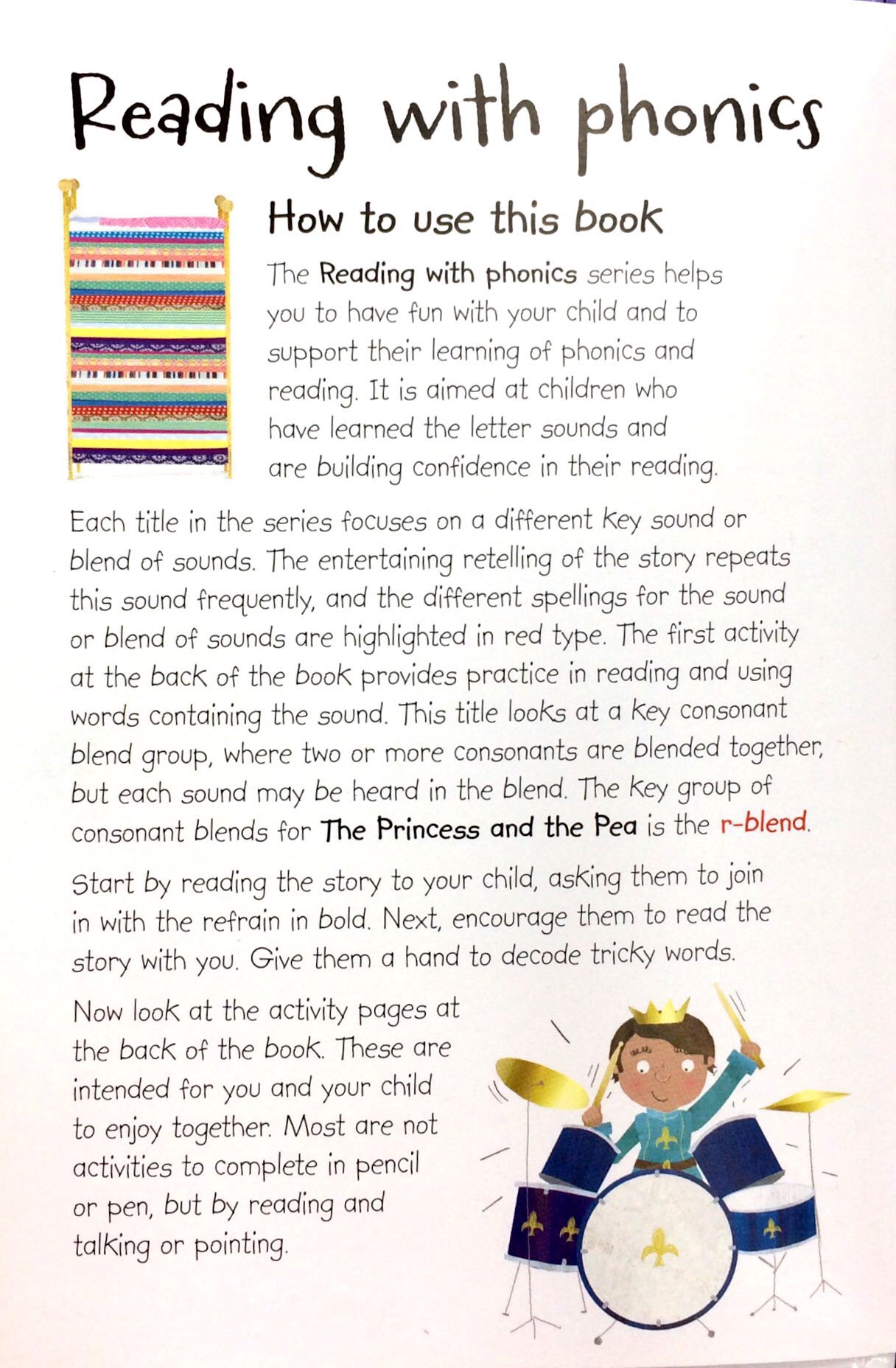 The Princess and the Pea (Reading with Phonics) Hardcover