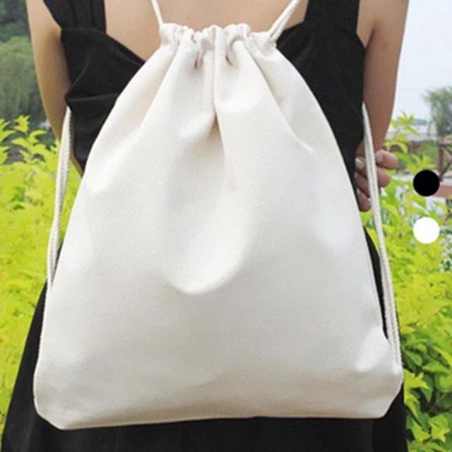 BALO MINI WE ARE BEAR AOMIVN DÂY RÚT NHỎ XINH UNISEX CHẤT CANVAS THỜI TRANG CUTE XINH ĐẸP TIỆN ÍCH DẠO P