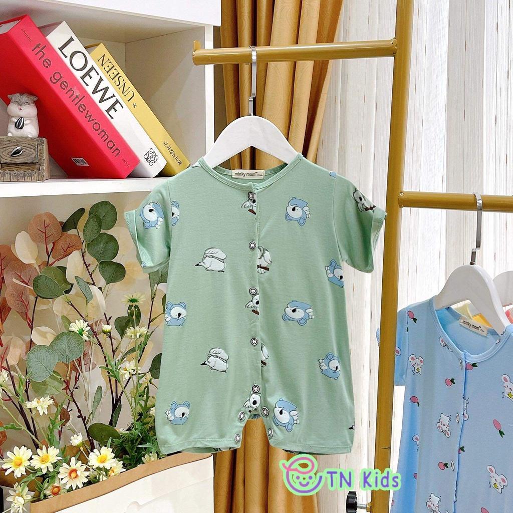 Bodysuit , Body đùi thun lạnh Minky Mom mềm mịn mát cho bé trai bé gái từ 5-15kg