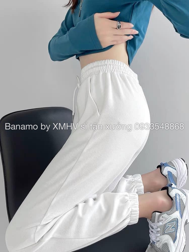 Quần JOGGER nỉ bom tổ ong siêu hot siêu xịn vải không bai xù thời trang Banamo Fashion 294