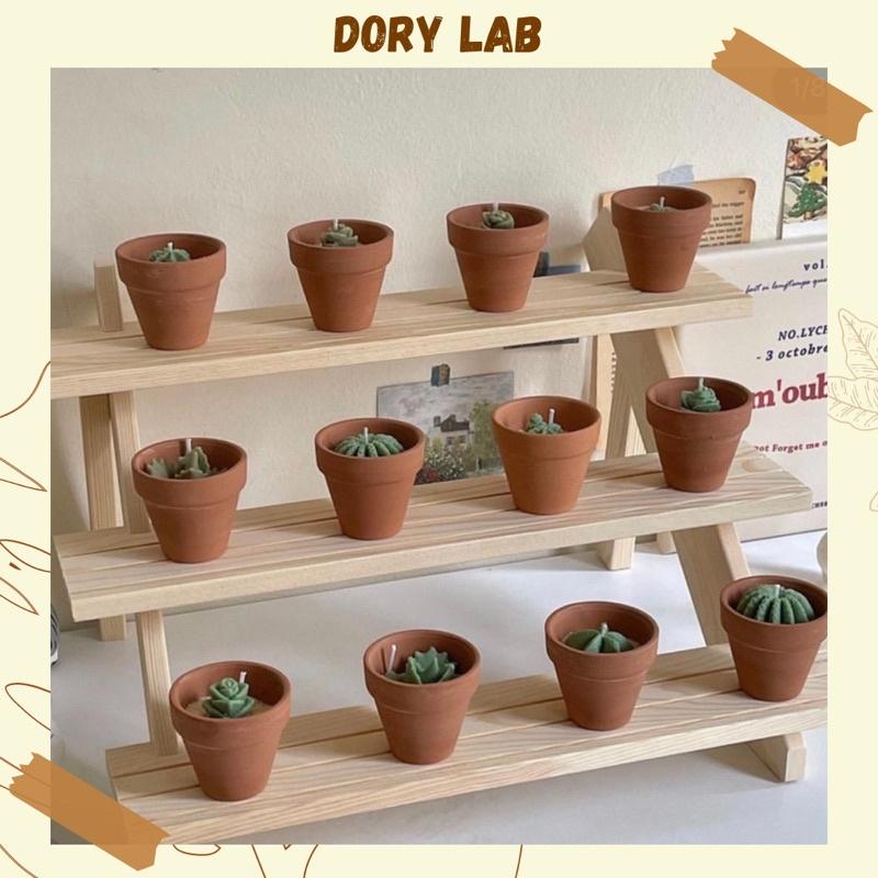 Nến Thơm Chậu Cây Xương Rồng - Dory Lab