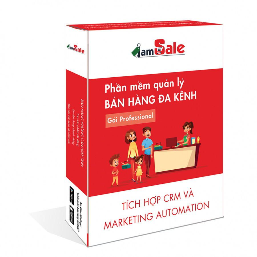 Phần mềm quản lý bán hàng đa kênh iamSale - PROFESSIONAL - 1 năm