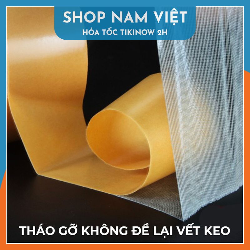 Keo 2 Mặt Sợi Thủy Tinh Cường Lực Dán Thảm Trải Sàn, Keo Chống Nước, Không Để Vết Keo