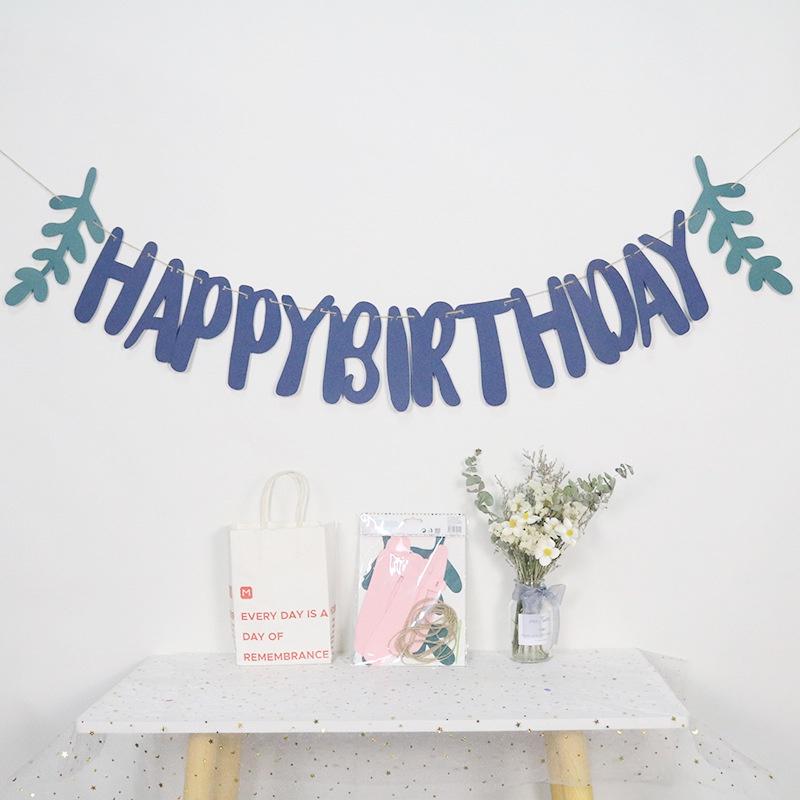 Dây chữ HAPPY BIRTHDAY pastel trang trí decor siêu đẹp