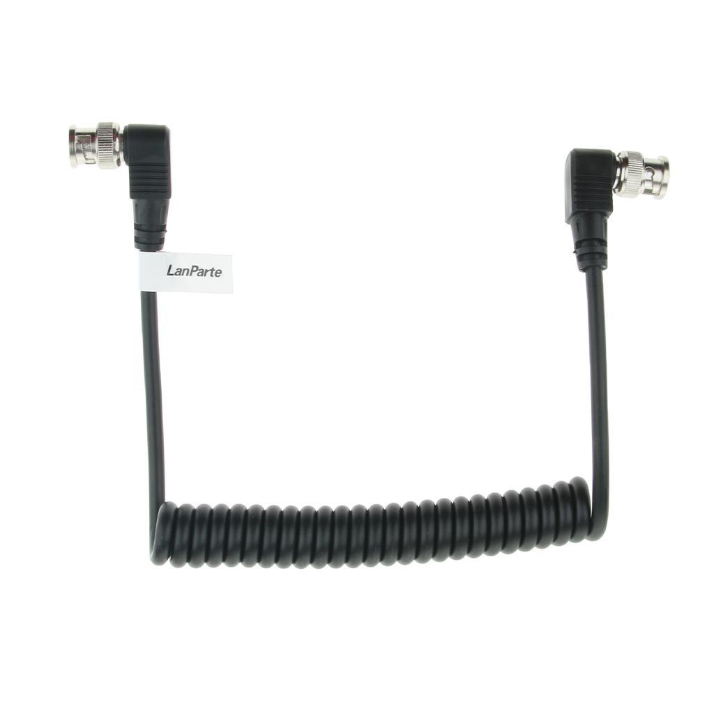 SDI BNC Right Angle Cable Male to Male Cord for DVR Monitor Wide Application