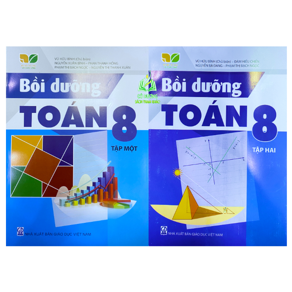 Sách - Combo Bồi dưỡng Toán 8 tập 1 + 2