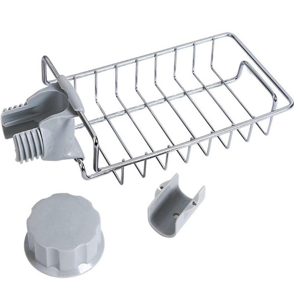 Khay Inox Gắn Vòi Rữa Chén, Lavabo, Kệ Giá Treo Để Đồ, Dụng Cụ Đa Năng Tiện Dụng