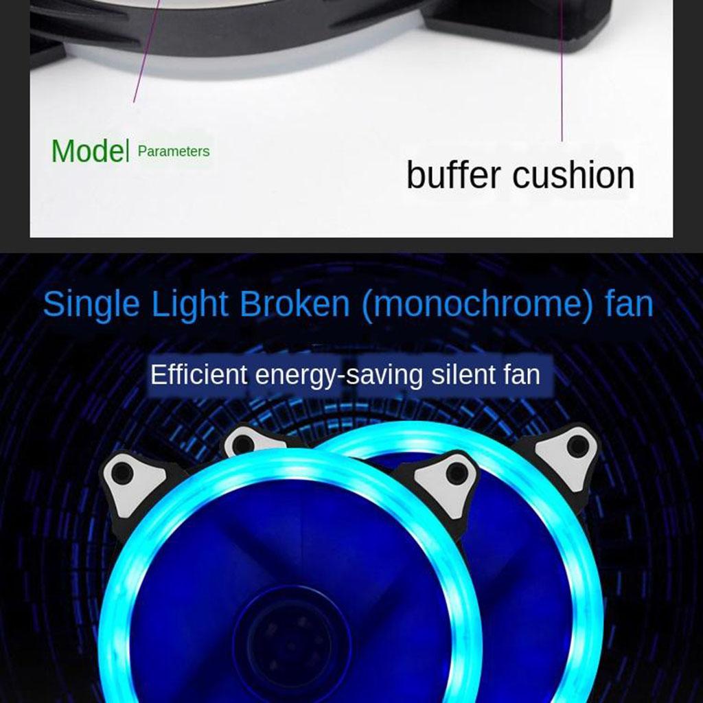 4/3Pin 120mm Computer LED Case Cooling Fan