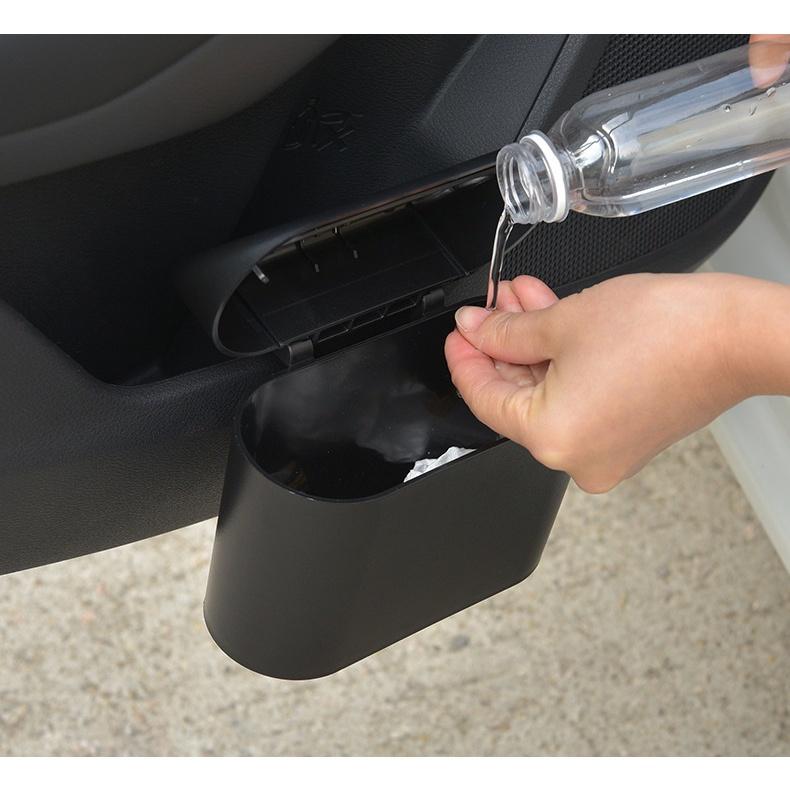 1 Thùng Rác Mini Có Nắp Chống Rò Rỉ Dành Cho Xe Hơi Xe Tải Xe Tải Xe Buýt Xe Buýt