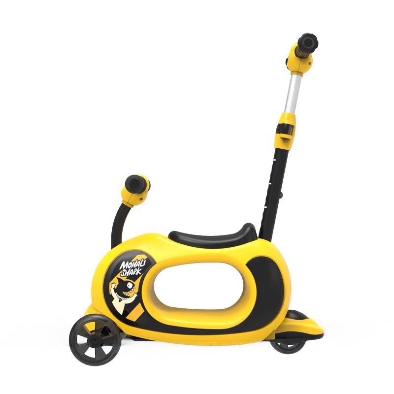 Xe Scooter cho bé 3 in 1 MONALISHARK cao cấp dành cho Bé