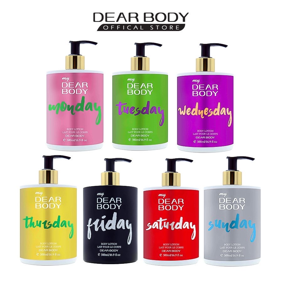 SỮA DƯỠNG THỂ TOÀN THÂN HƯƠNG DEAR BODY - BODY LOTION 500ml - Giải Pháp Làm Min Căng Bóng Cơ Thể - Hương Hấp Thơm Dẫn - Thu Hút Đối Phương