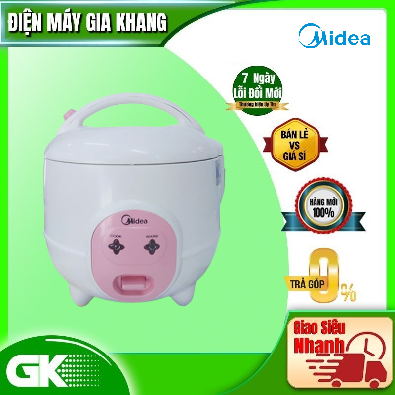 Nồi cơm điện Midea MR-CM06SA 0.6 lít - Hàng chính hãng
