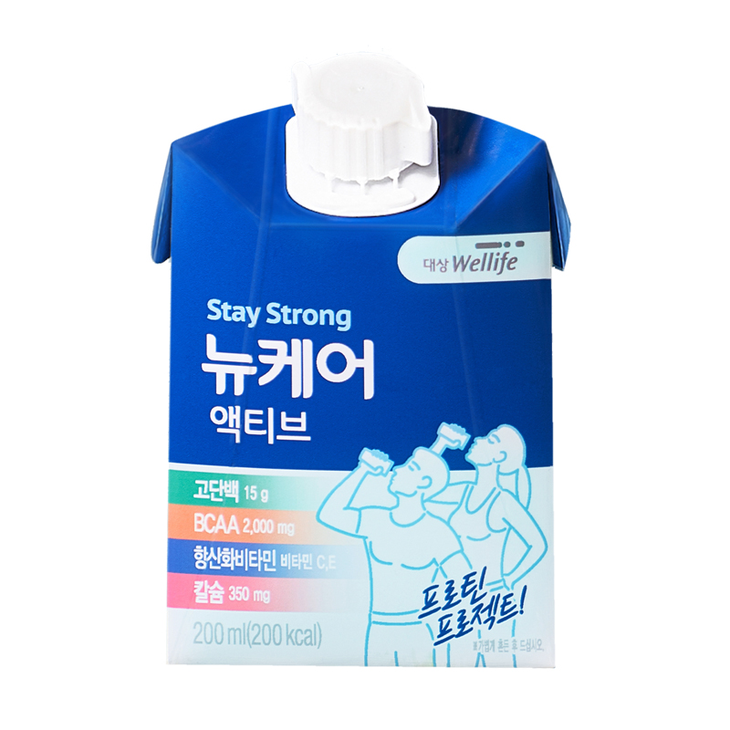[Sữa bổ sung năng lượng cho người yêu thích vận động Nucare Active] Daesang Wellife/ Nucare Active