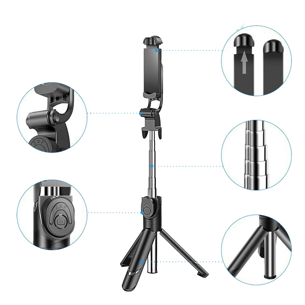 Gậy tự sướng bluetooth tích hợp tripod X-09 - Giao màu ngẫu nhiên