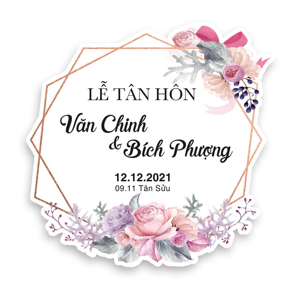 Bảng Cưới, Bảng Đón Khách Để Cổng Cưới, Trang Trí Đám Cưới__DECAL VIP