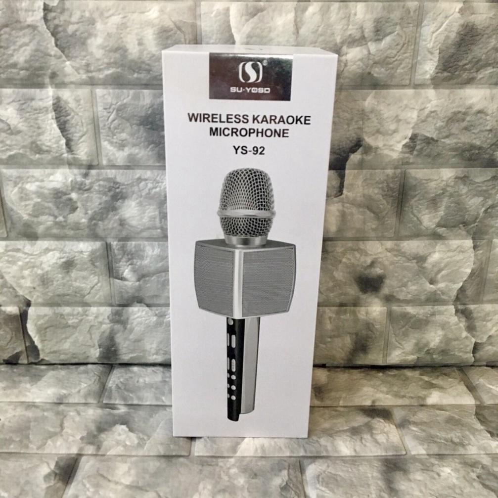 Mic karaoke ys92 kiêm bluetooth karaoke di động dùng làm loa trợ giảng , âm thanh to rõ ràng , mic hát nh