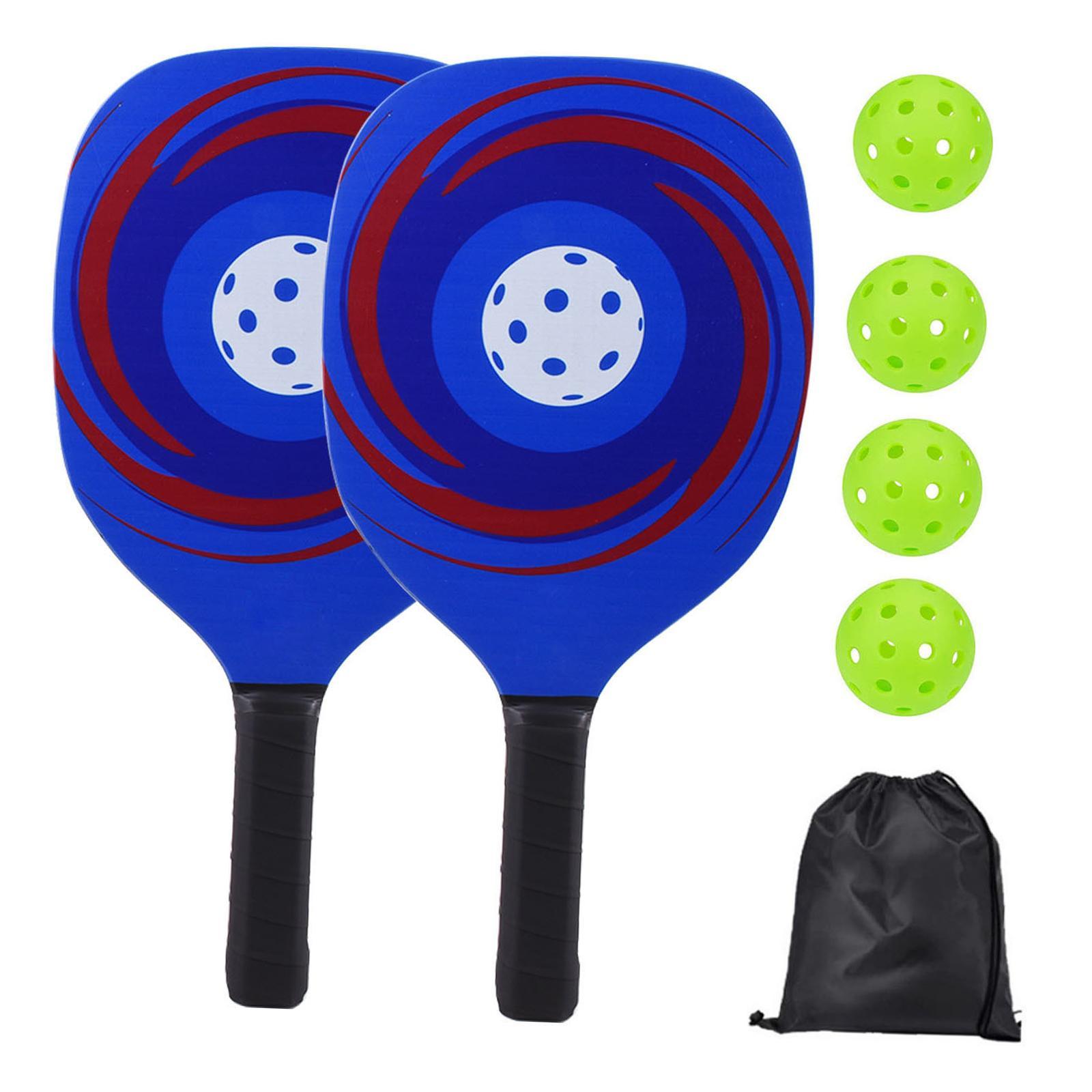 Pickleball Paddles Set of 2 for Men Women Kids Indoor or Outdoor Sports