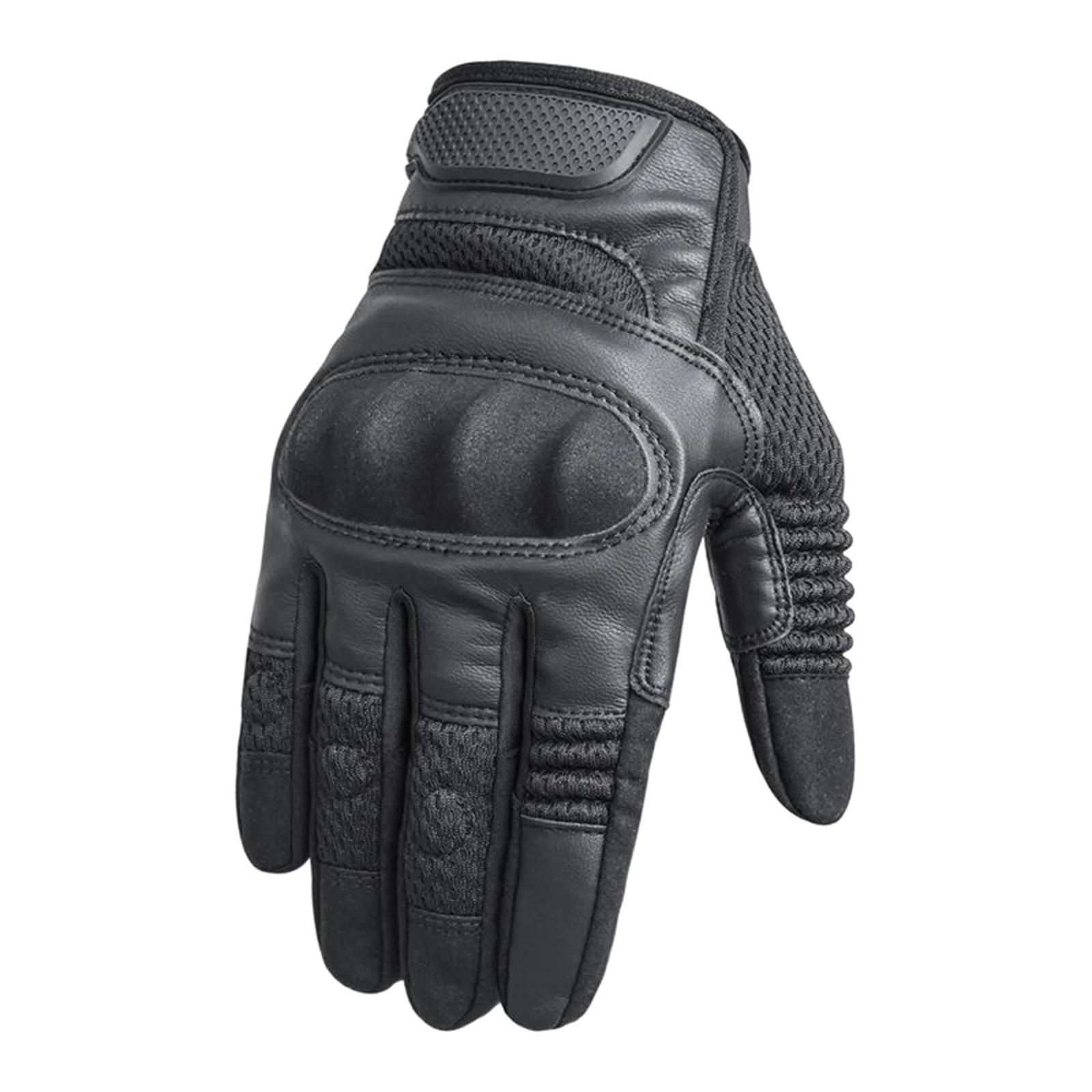 2xWinter Thermal Ski Gloves Touchscreen Waterproof Snow Gloves Black M