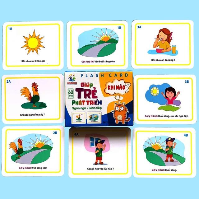 Flashcards Cho Bé - Bộ Thẻ Câu Hỏi Cho Bé