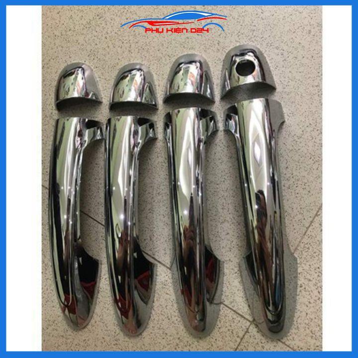 Ốp tay hõm mạ crom Fortuner 2009-2010-2011-2012-2013-2014-2015-2016 sáng bóng chống trầy bảo vệ cửa xe ô tô