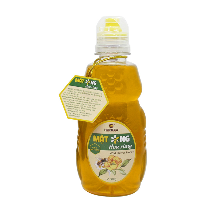 Mật ong hoa rừng Honeco 360g