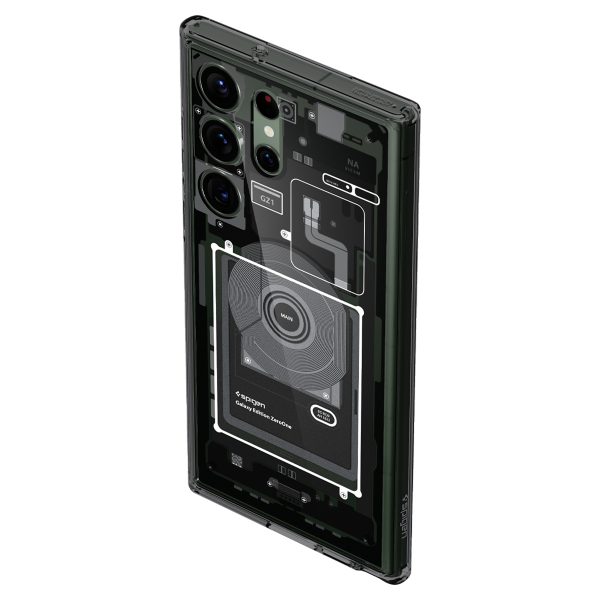 Ốp lưng Spigen Ultra Hybrid Zero One cho Samsung S23 Ultra - Thiết kế đặt biệt, chống sốc, chống bẩn, viền camera cao - Hàng chính hãng
