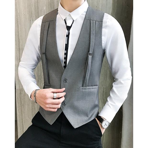 áo gile nam cao cấp hàng thiết kế sang chảnh và lịch lãm, khảng định gu thời trang đẳng cấp - N41