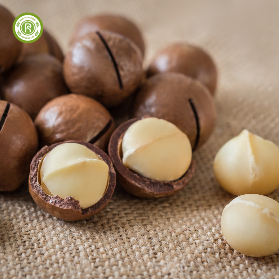 [COMBO] 2 Túi 500g Hạt Macca Úc nứt vỏ nhập khẩu Real Food