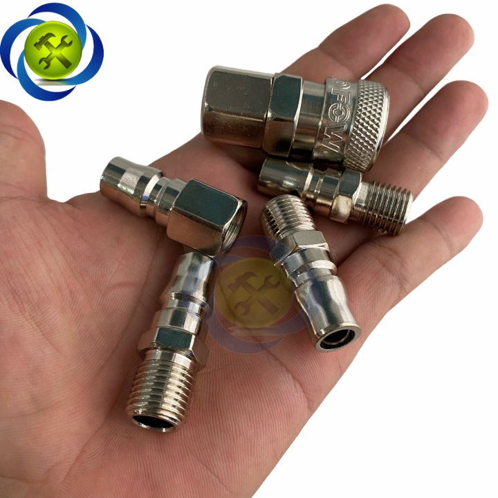 Bộ 5 đầu nối hơi nhanh WADFOW WQP3673 ren 13mm