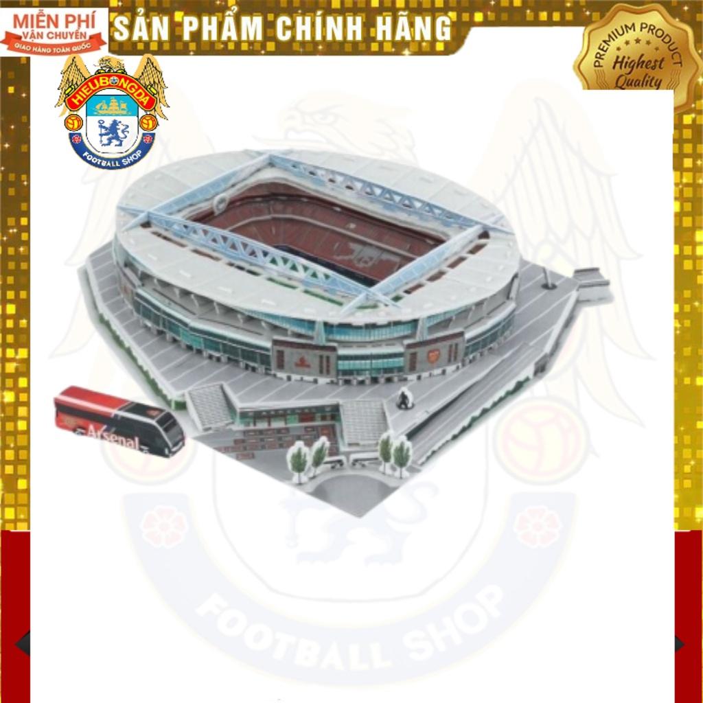 Mô hình sân vận động bóng đá SVĐ Arsenal Emirates đồ chơi lắp ghép lego sân vận động bóng đá mô hình giấy 3D độc đáo